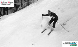 Skieur en action