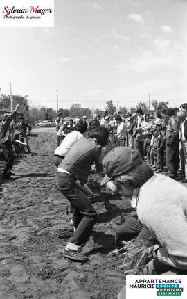 Personnes faisant de la tire à la corde
