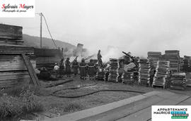 Pompiers en action