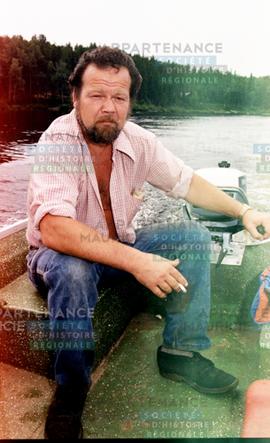 Homme en bateau