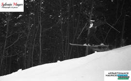 Skieur en action