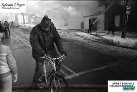 Personne en vélo