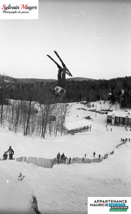 Skieur en action