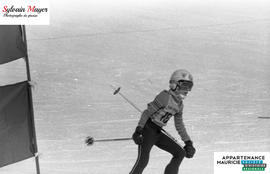Skieur en action