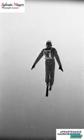 Skieur en action