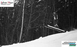 Skieur en action