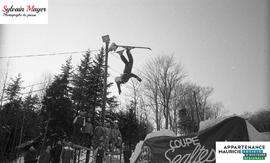 Skieur en action