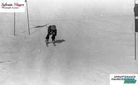 Skieur en action