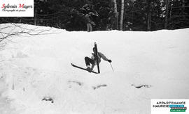 Skieur en action