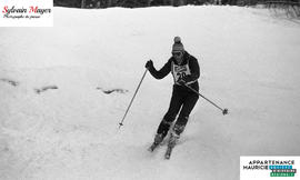Skieur en action