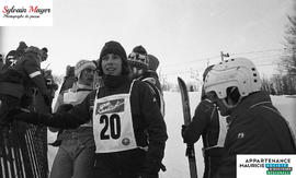 Portrait de skieurs