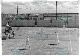 Partie de tennis - double masculin