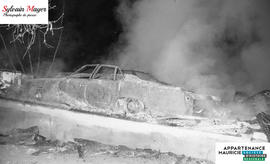 Voiture en fumée