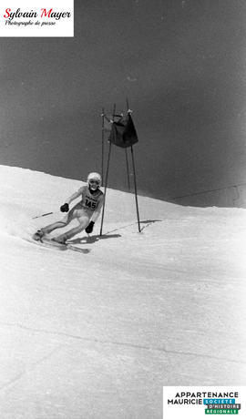 Skieur en action