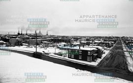 Vue large sur un quartier