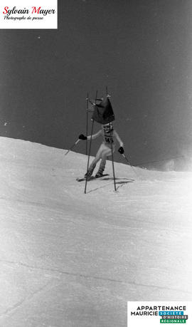 Skieur en action