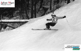 Skieur en action