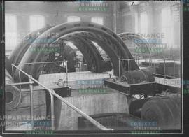 Some of the big machinery in the Powerhouse. Aug. 1901
