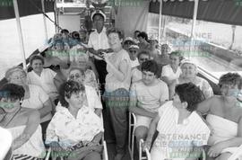 Personnes à bord d'un bateau