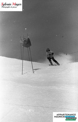 Skieur en action