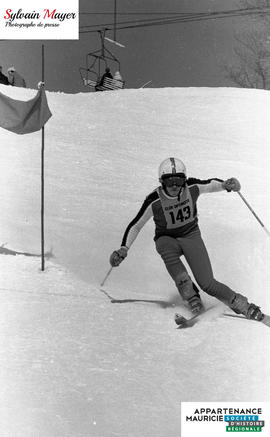 Skieur en action