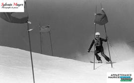 Skieur en action