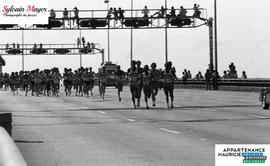 Coureurs en action