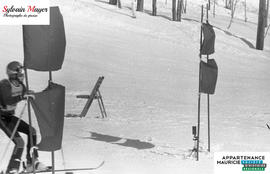 Skieur en action