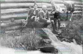 Scout Camp Villa - 1st Three River Troop, Karl Meyers, Jack Chapman, N. Allen, Henry