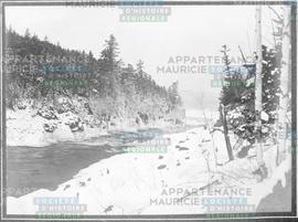Mouth of the gorge in winter