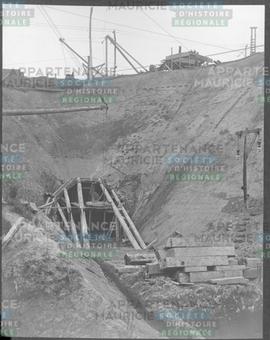 Tunnel for the palp-mill penstock.