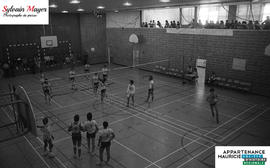 Personnes jouant dans un gymnase