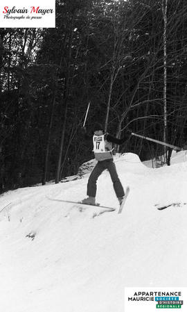 Skieur en action