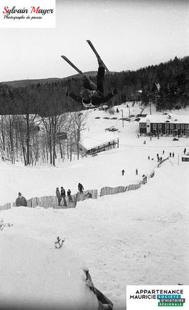 Skieur en action