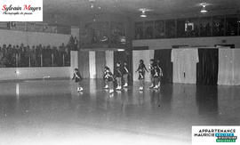 Patineuses artistiques en action