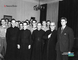001 - Mgr Savard et M. Lacoursière au Séminaire