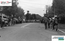 Coureurs en action
