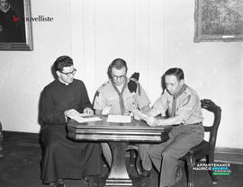 001 - Chefs scouts et l'abbé Gaudet