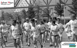 Coureurs en action