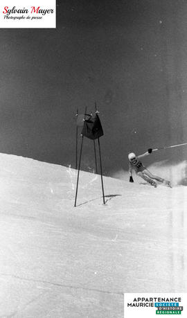 Skieur en action